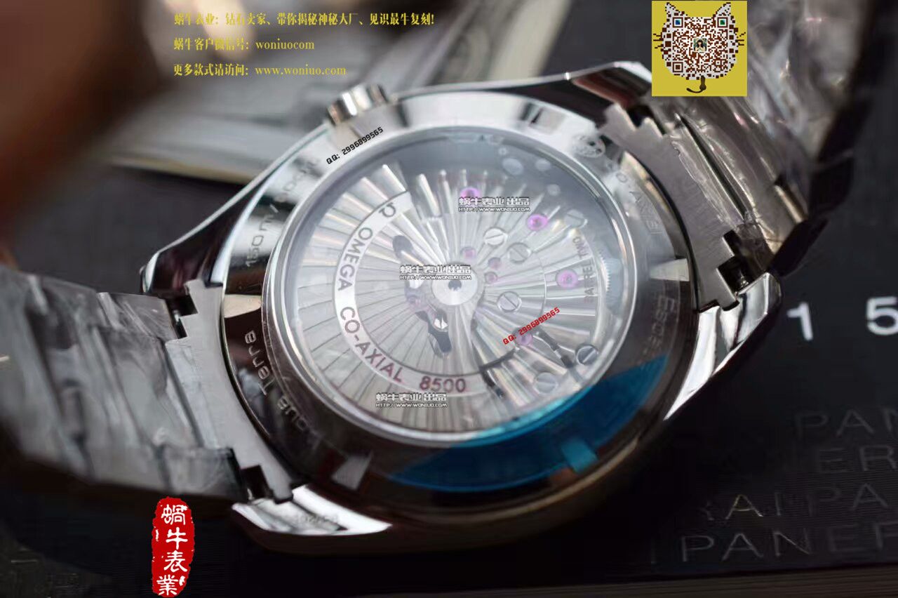   KW厂欧米茄海马系列231.10.42.21.01.001黑面绿字231.10.42.21.01.001男表 / M136