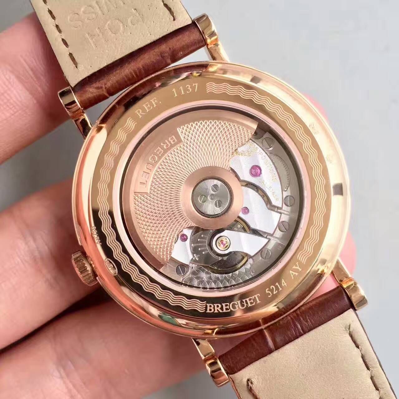   VF厂宝玑经典系列3137BR/11/986玫瑰金腕表 / BZ029