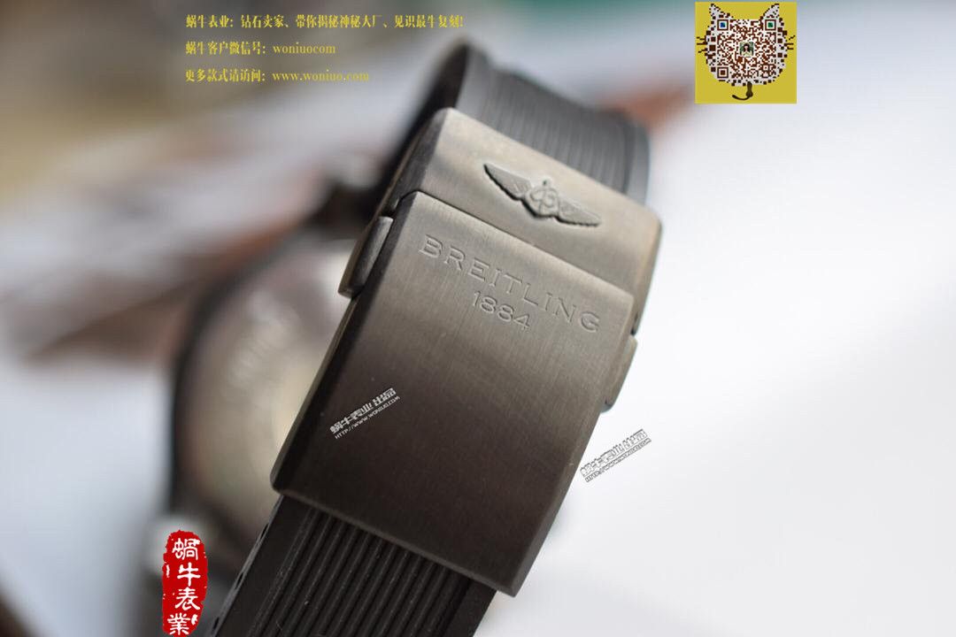 实物图鉴赏  NOOB厂之百年灵复仇者系列黑钢表壳黑面表盘橡胶表带腕表 / BL015.0   实物图鉴赏  NOOB厂之百年灵复仇者系列黑钢表壳黑面表盘橡胶表带腕表 / BL015.0