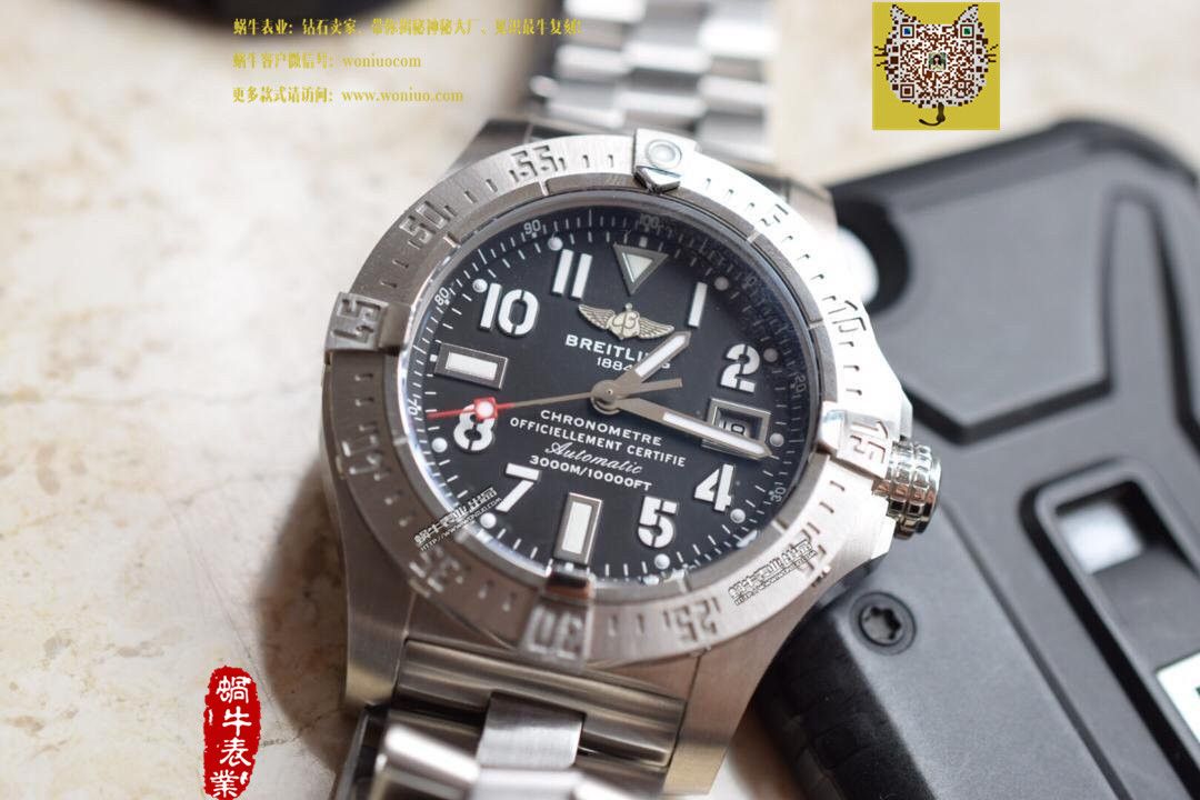   实物图鉴赏  百年灵海狼手表 《定制版搭配原装瑞士ETA2836机芯》 / BL031