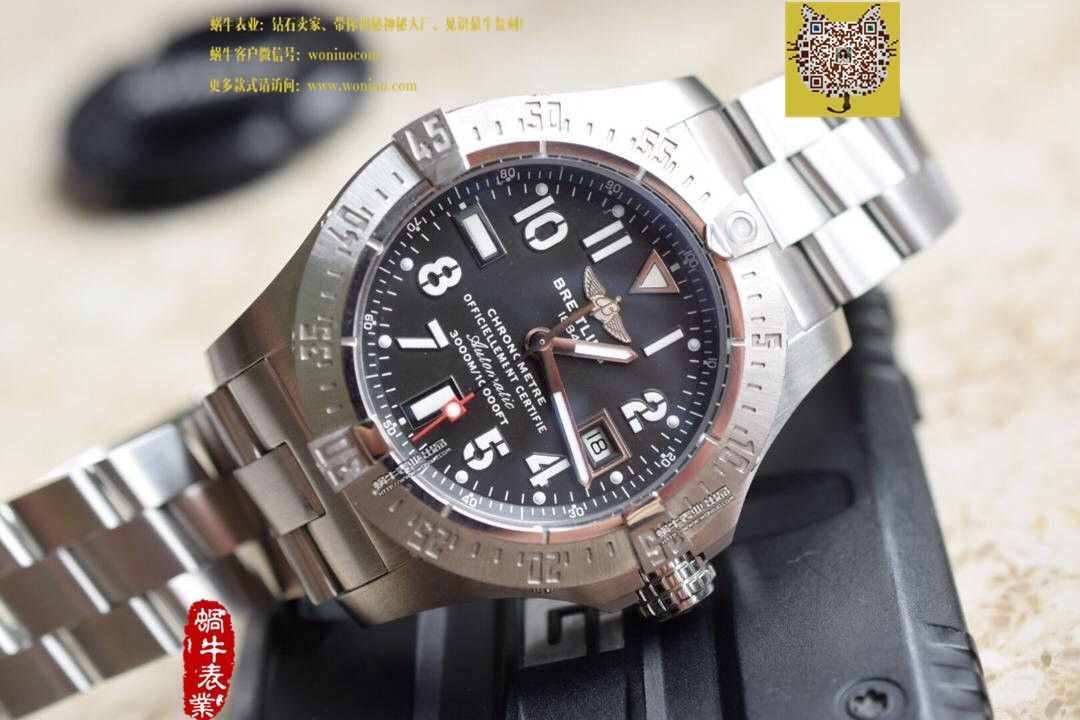   实物图鉴赏  百年灵海狼手表 《定制版搭配原装瑞士ETA2836机芯》 / BL031