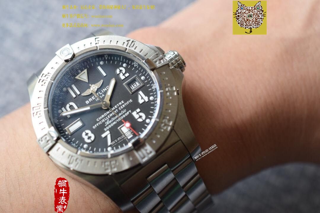  实物图鉴赏  百年灵海狼手表 《定制版搭配原装瑞士ETA2836机芯》 / BL031