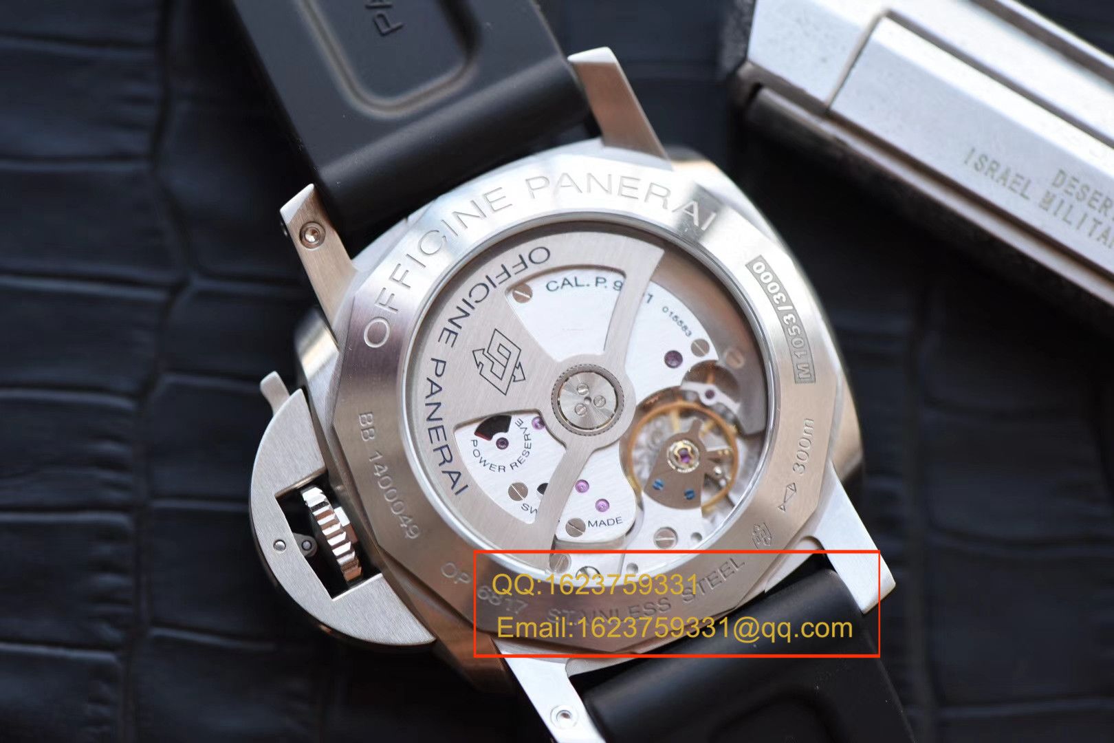   VS厂沛纳海LUMINOR 1950  3 Days 系列GMT 双时区 PAM 00320腕表 / PABA060