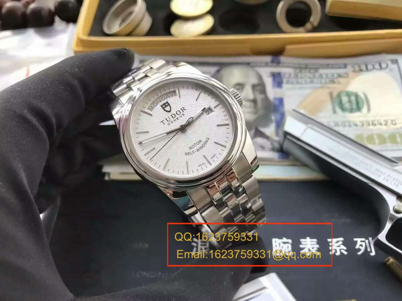   实拍图鉴赏  台湾厂帝舵骏珏系列56000-68060男士机械手表 / DT008