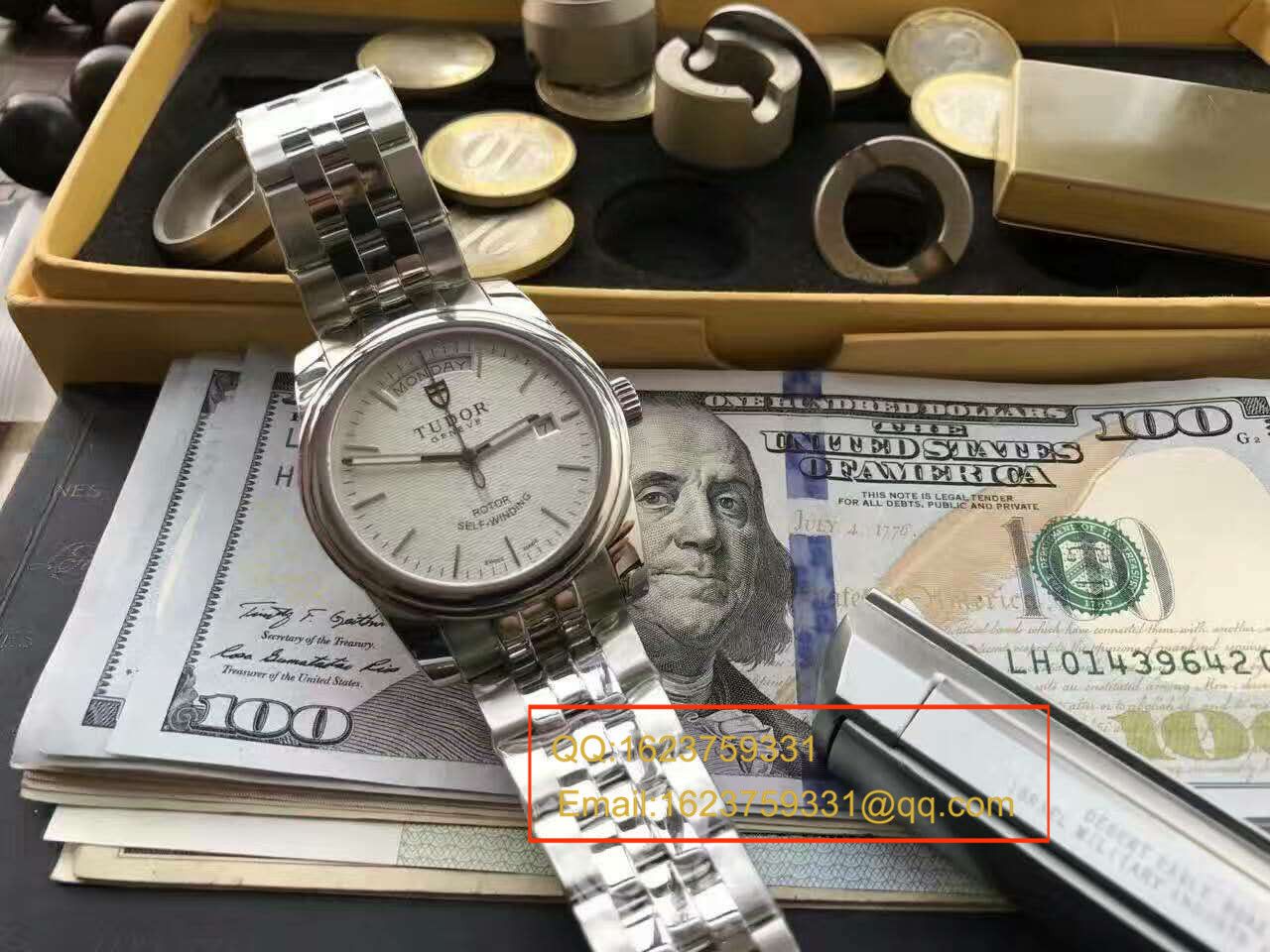   实拍图鉴赏  台湾厂帝舵骏珏系列56000-68060男士机械手表 / DT008