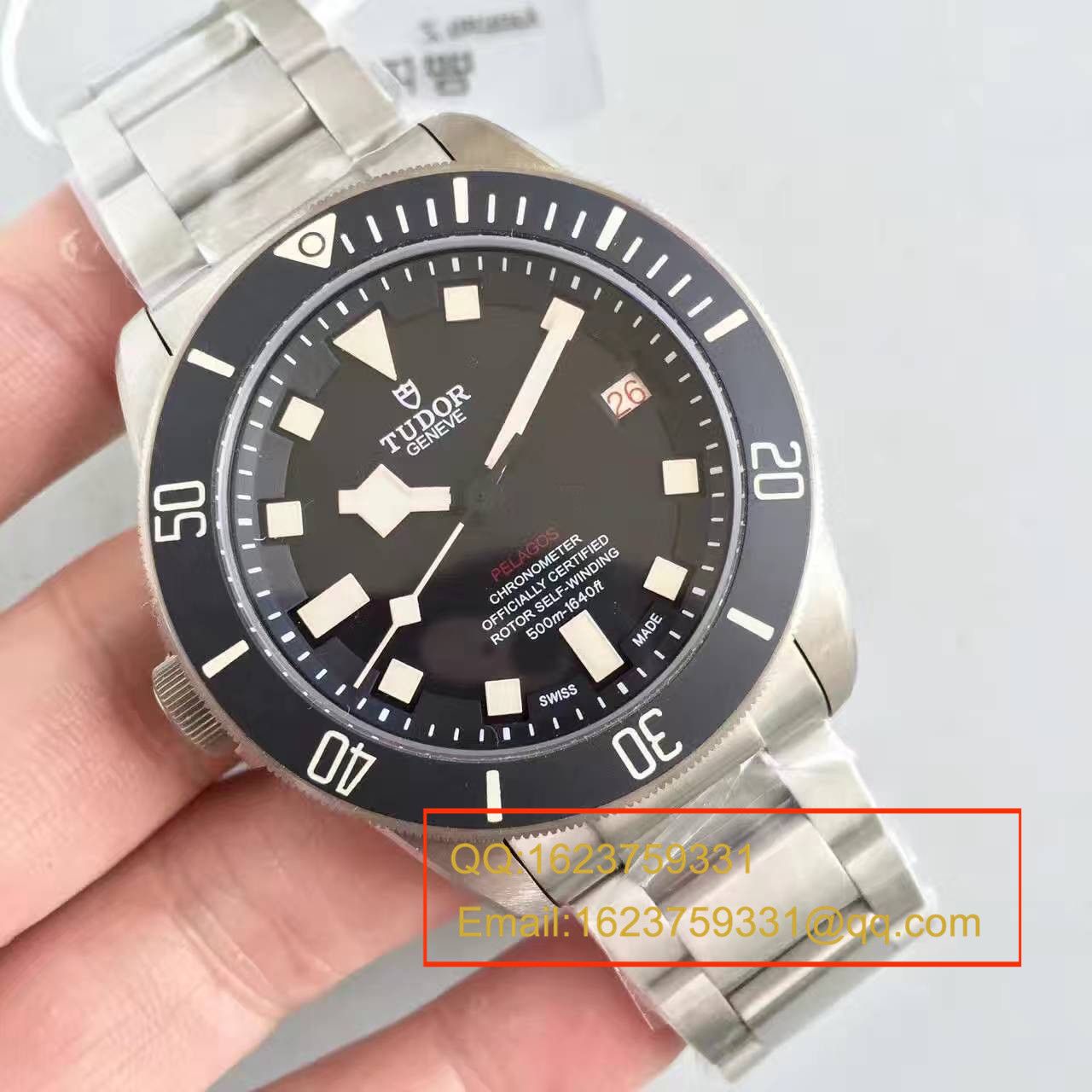   ZF厂帝舵反手左撇子25610TNL全新领潜型LHD左撇子腕表 / DT027