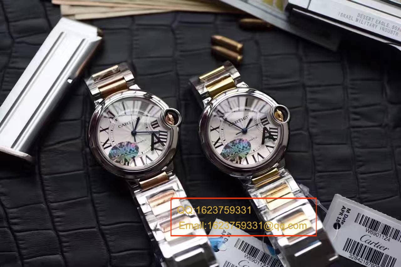   视频测评V6厂卡地亚中号蓝气球36毫米系列W2BB0012女士腕表 / K095
