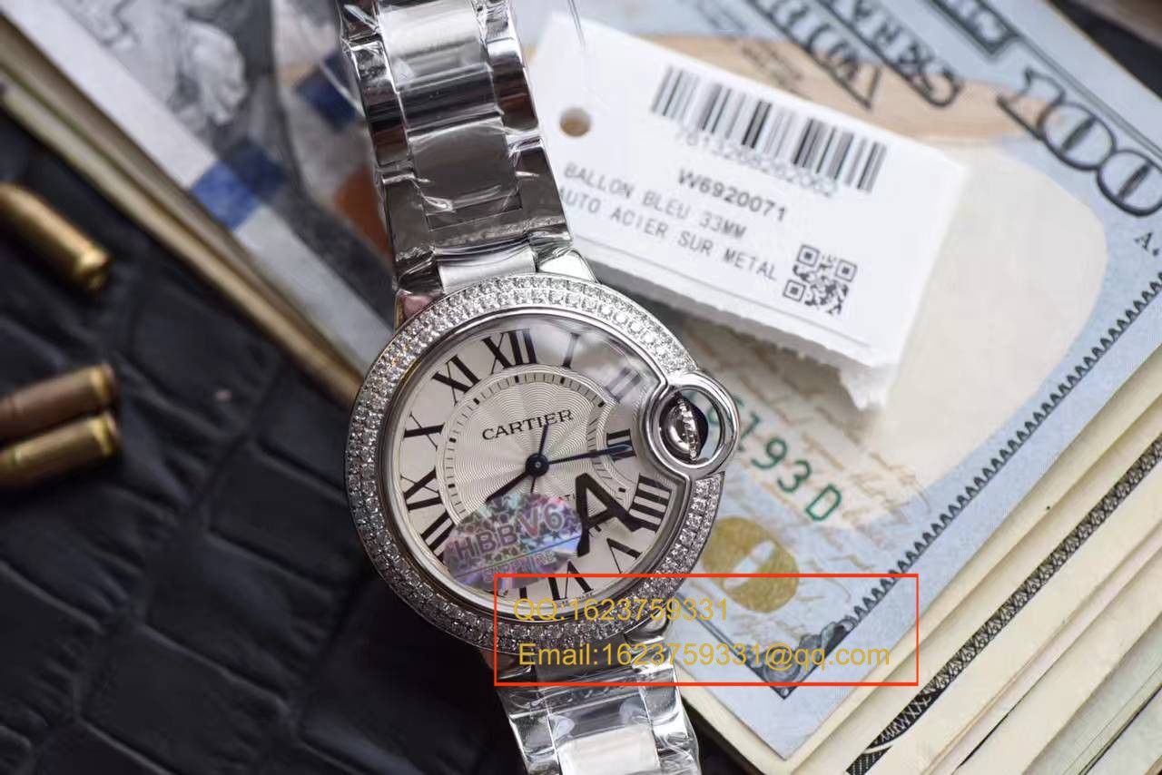   HBBV6厂卡地亚蓝气球系列WE9006Z3《大号36毫米》、中号33毫米WE902035女表 / K124