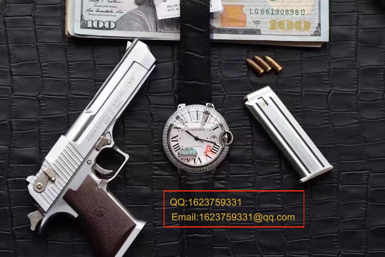 HBBV6厂卡地亚蓝气球系列WE900951男装42毫米镶钻腕表 / KAI112   HBBV6厂卡地亚蓝气球系列WE900951男装42毫米镶钻腕表 / KAI112