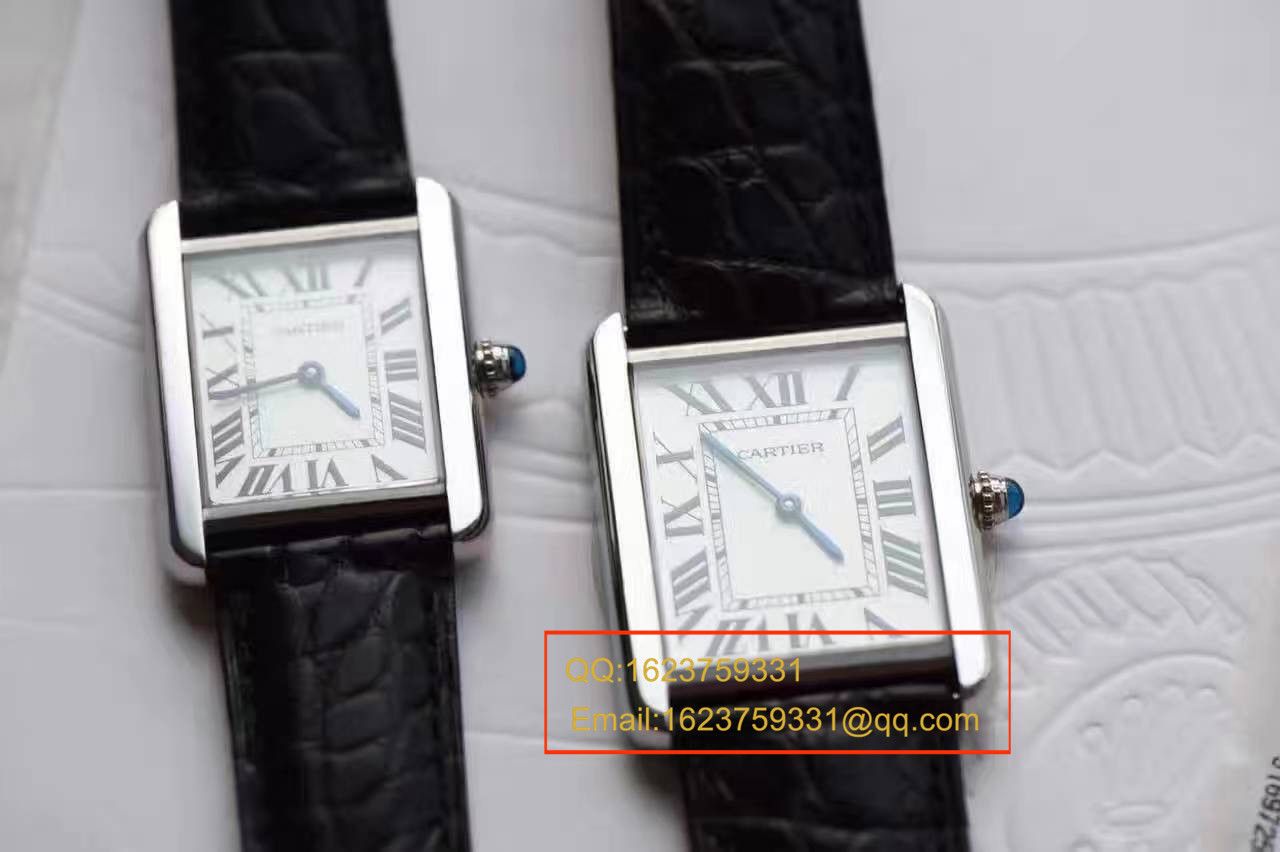   视频测评K11  卡地亚坦克solo最高版本女装腕表中号W5200003小号W5200005可选   / KAD007A