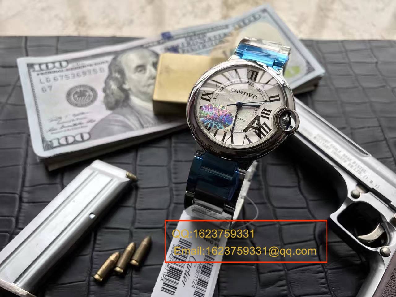   视频测评HBBV6厂高卡地亚 蓝气球系列W6920046/W6900556（36毫米）机械女表 / KDY029
