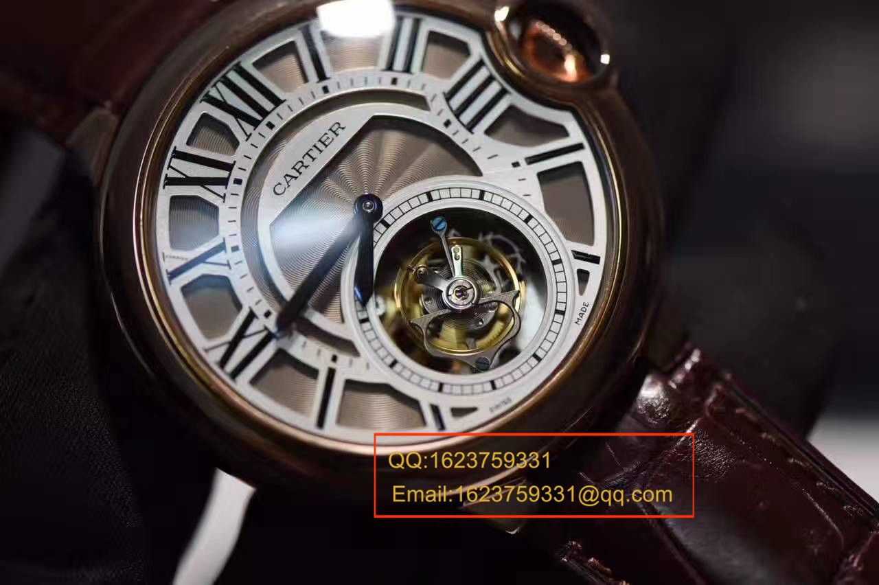   V6厂卡地亚CARTIER 蓝气球系列W6920001 真陀飞轮机械腕表 / KD0001