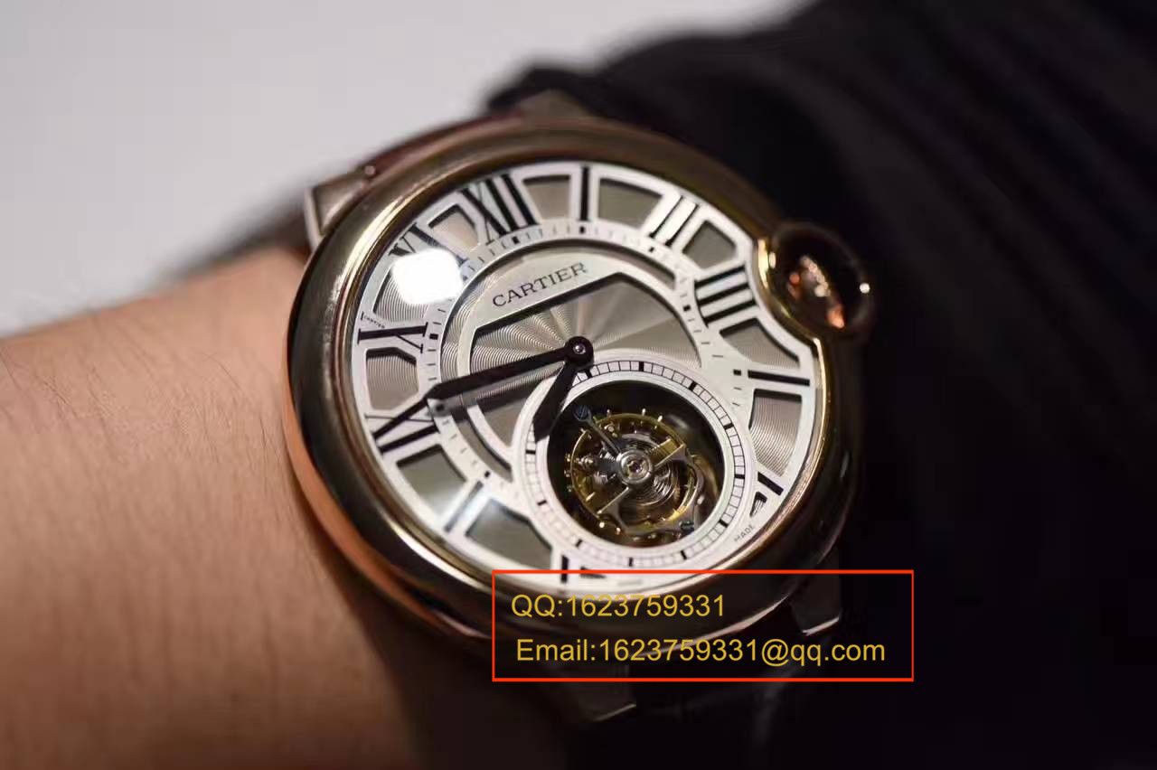   V6厂卡地亚CARTIER 蓝气球系列W6920001 真陀飞轮机械腕表 / KD0001