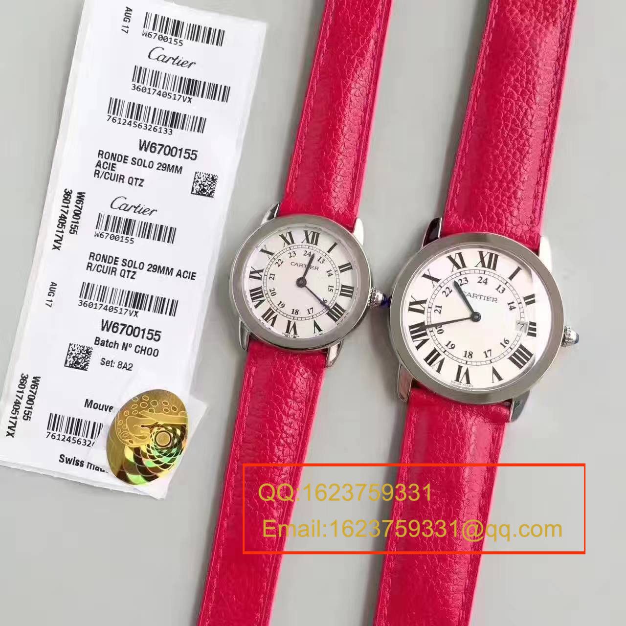  K11厂正品开模  卡地亚RONDE DE CARTIER伦敦SOLO系列W6700155、W6700255女士石英腕表 / KAD078