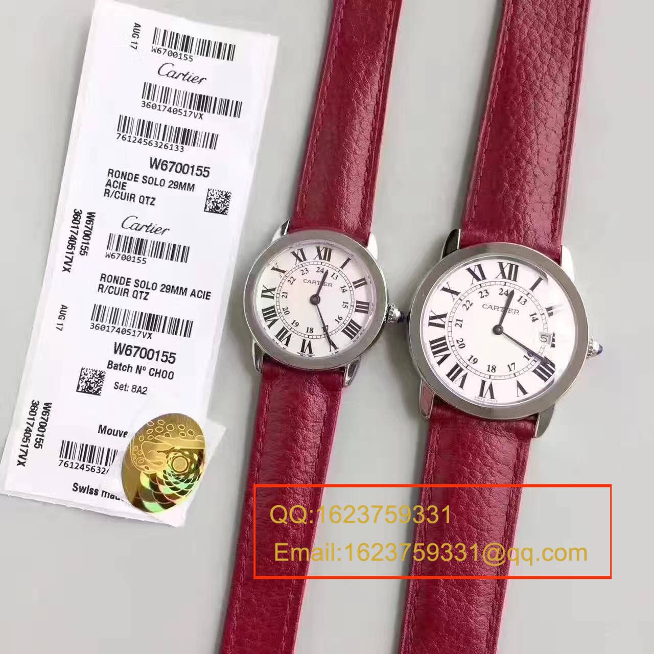   K11厂正品开模  卡地亚RONDE DE CARTIER伦敦SOLO系列W6700155、W6700255女士石英腕表 / KAD078