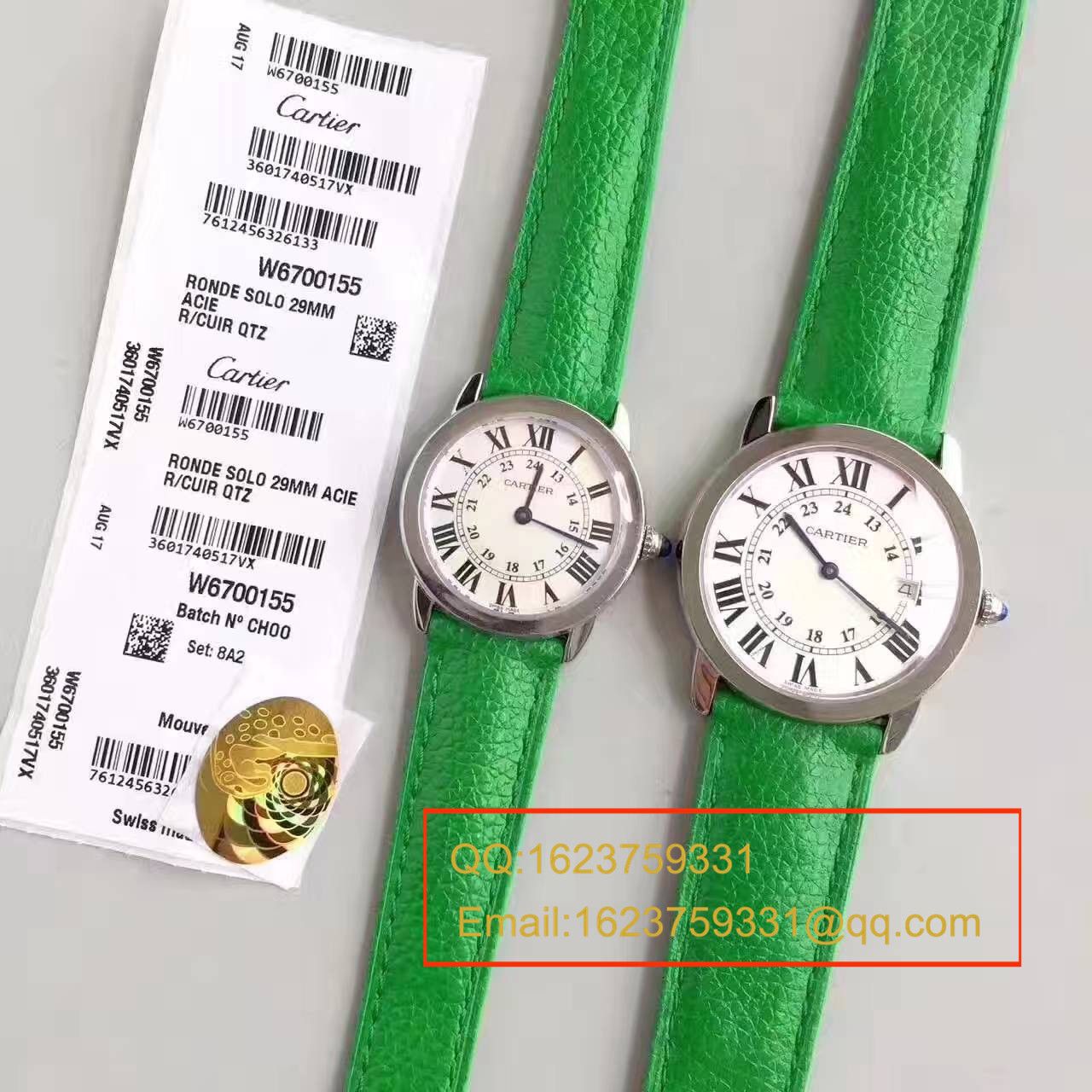   K11厂正品开模  卡地亚RONDE DE CARTIER伦敦SOLO系列W6700155、W6700255女士石英腕表 / KAD078