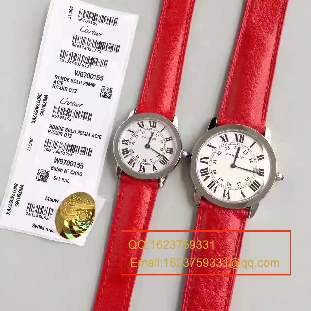   K11厂正品开模  卡地亚RONDE DE CARTIER伦敦SOLO系列W6700155、W6700255女士石英腕表 / KAD078