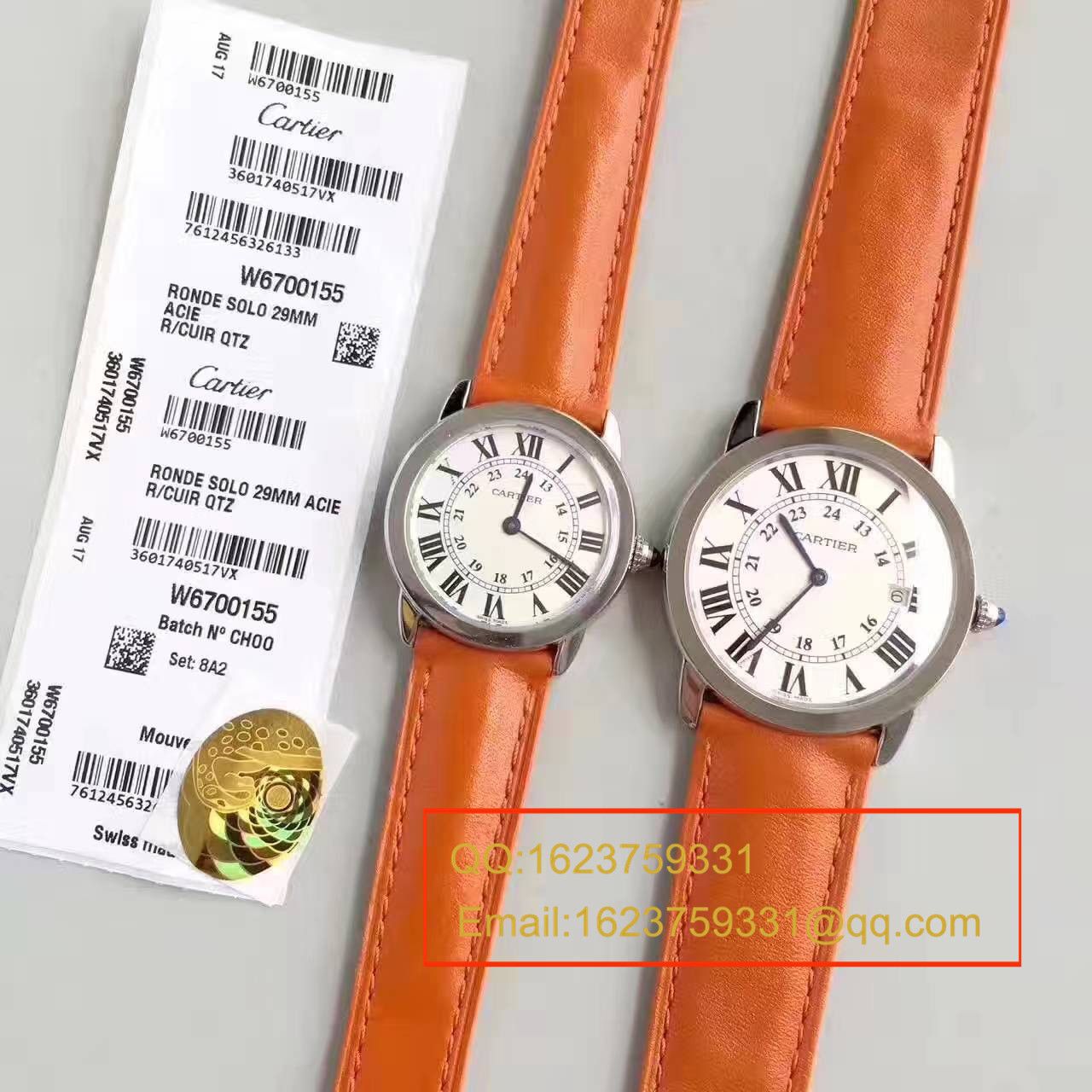   K11厂正品开模  卡地亚RONDE DE CARTIER伦敦SOLO系列W6700155、W6700255女士石英腕表 / KAD078