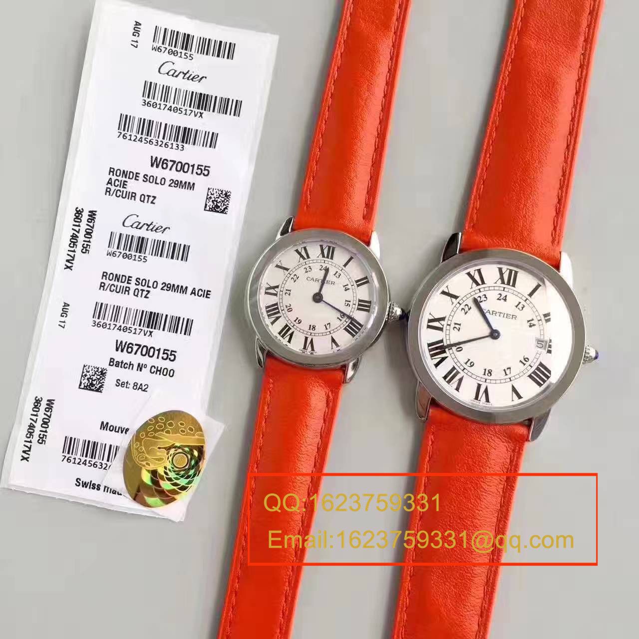   K11厂正品开模  卡地亚RONDE DE CARTIER伦敦SOLO系列W6700155、W6700255女士石英腕表 / KAD078