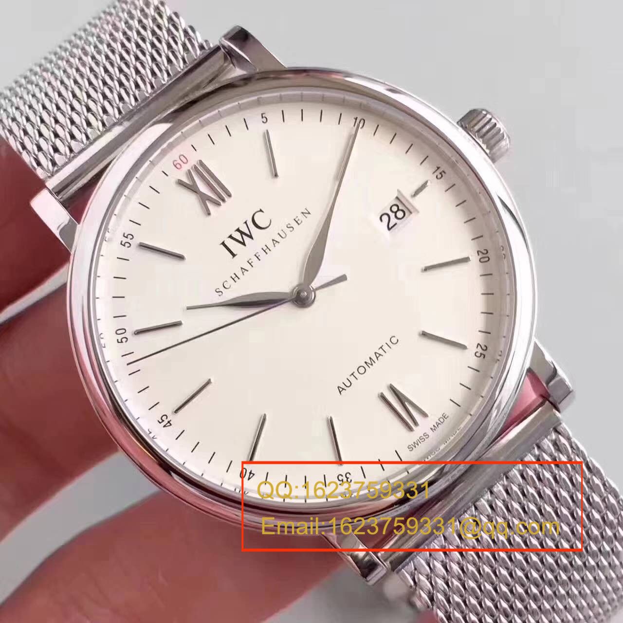 视频测评MK厂万国柏涛菲诺系列IW356505精钢米兰表链腕表 / WG116   视频测评MK厂万国柏涛菲诺系列IW356505精钢米兰表链腕表 / WG116