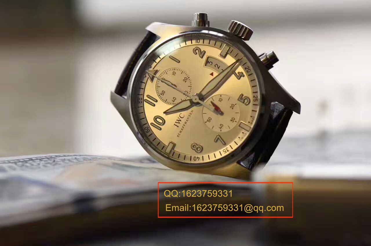   视频测评  HBBV6厂万国飞行员计时腕表 “JU-AIR”特别版系列IW387809腕表 / IW387809