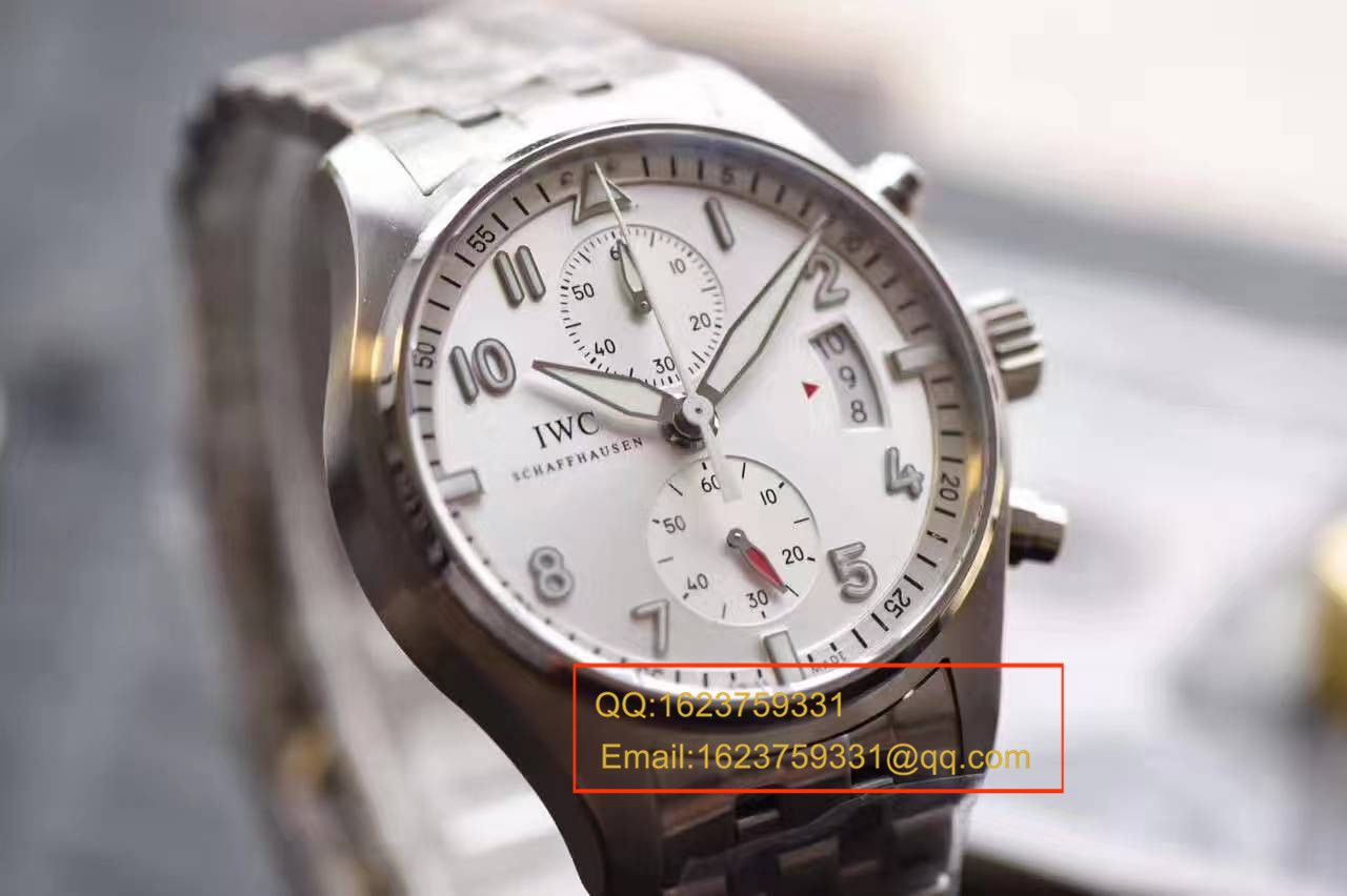  视频测评  V6厂万国飞行员计时 “JU-AIR”特别版系列IW387809钢带 / WG168