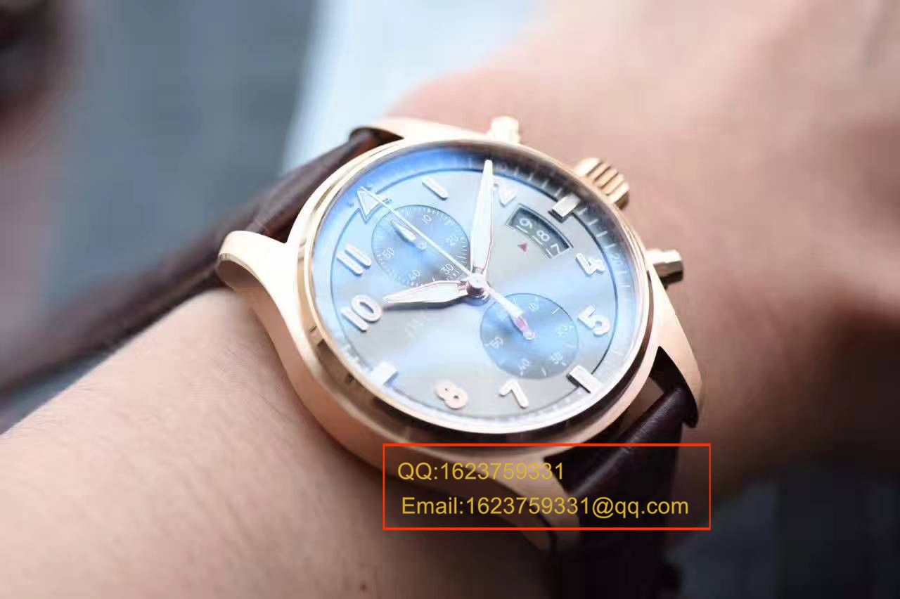   独家视频评测万国SPITFIRE CHRONOGRAPH喷火战机计时腕表系列IW387803腕表 / WG282