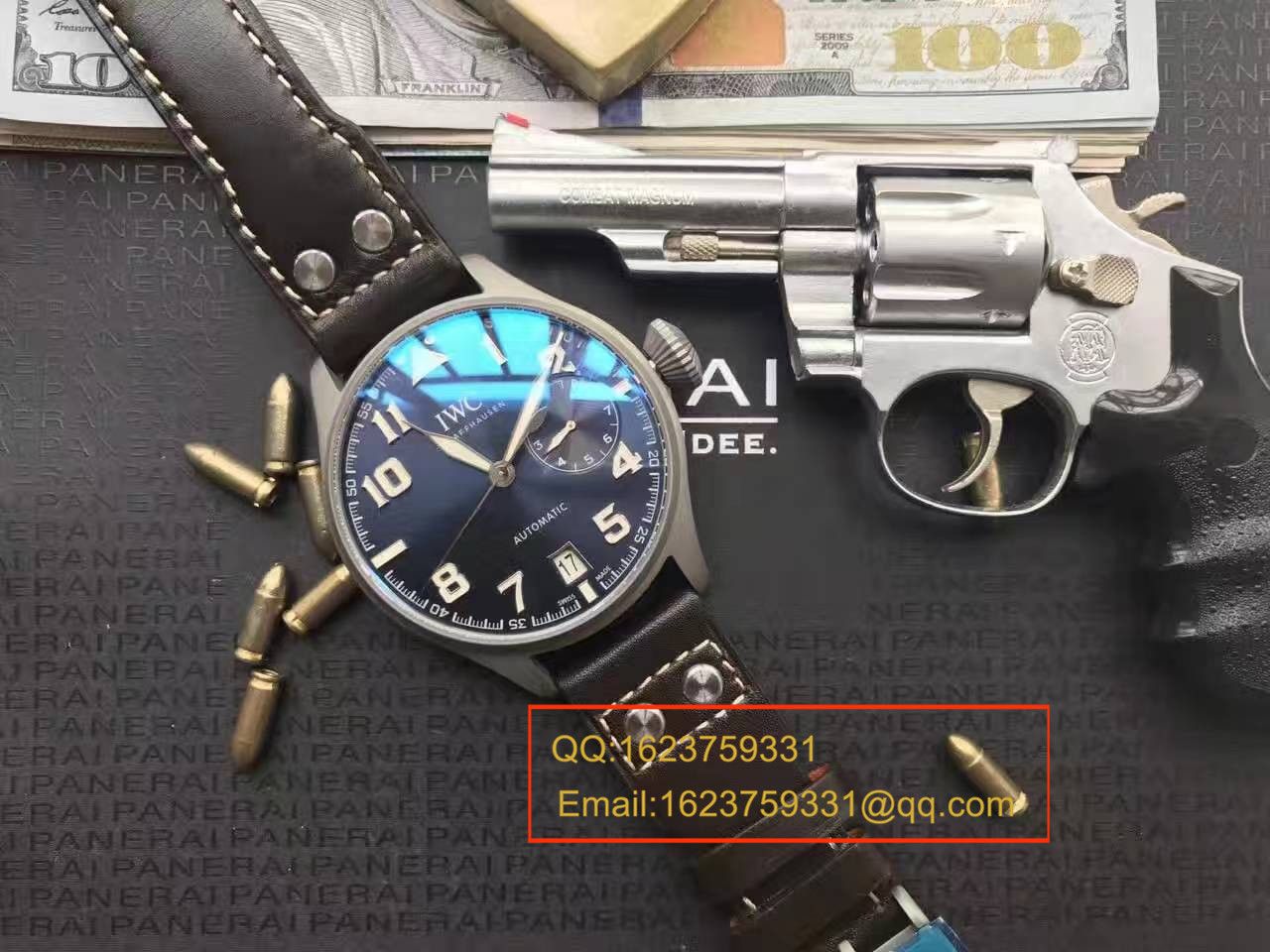   视频测评  YL厂之万国大型飞行员特别版喷砂精钢壳套蓝面男表 / WG258