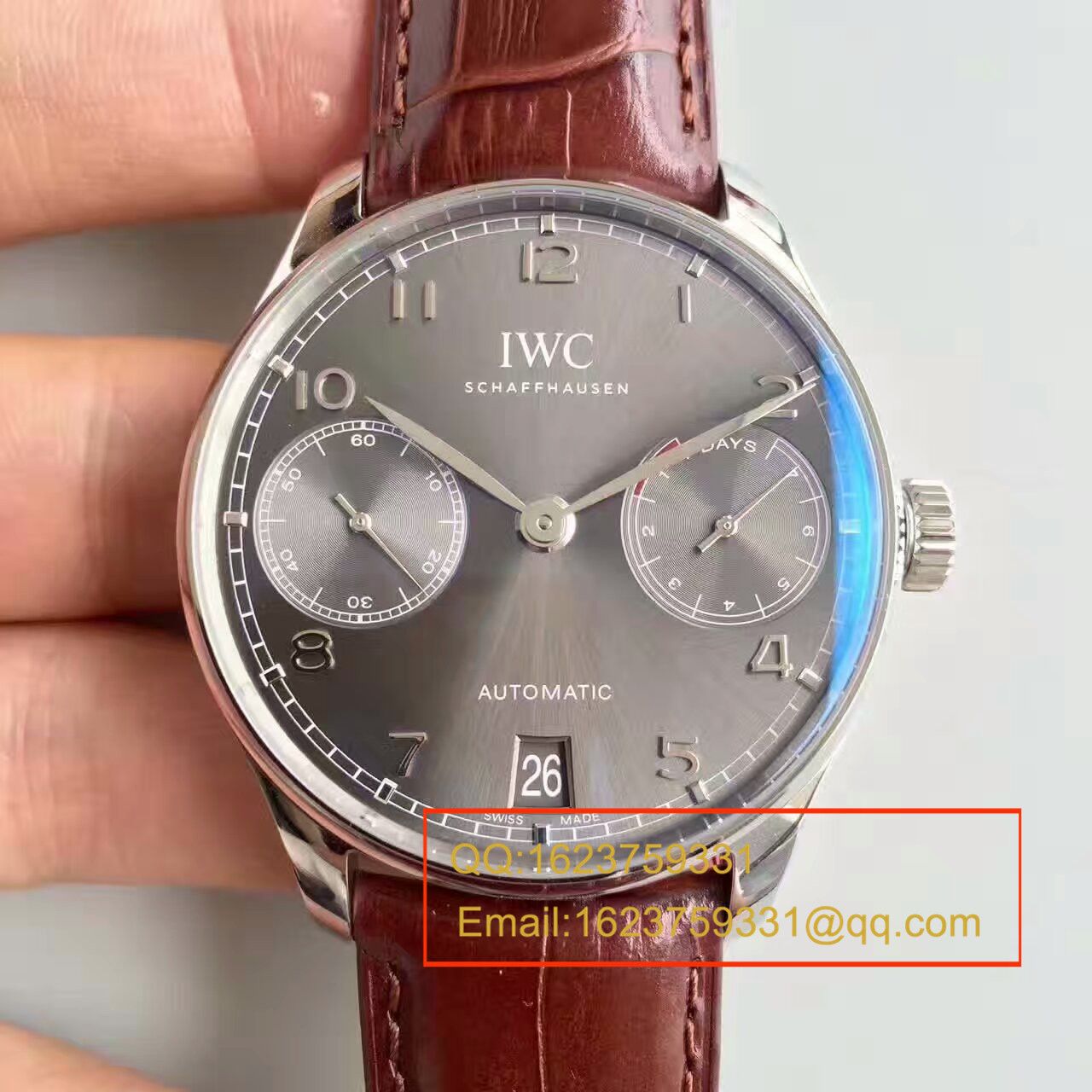   视频测评    ZF  万国葡萄牙计时系列IW500705腕表（万国七日链） / WG256