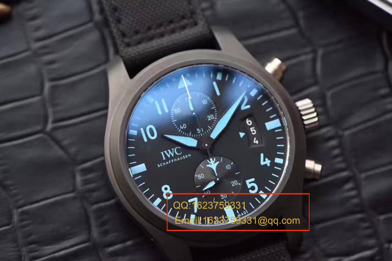   视频测评  万国TOP GUN海军空战部队MIRAMAR腕表IW388003陶瓷飞计 / WG23201