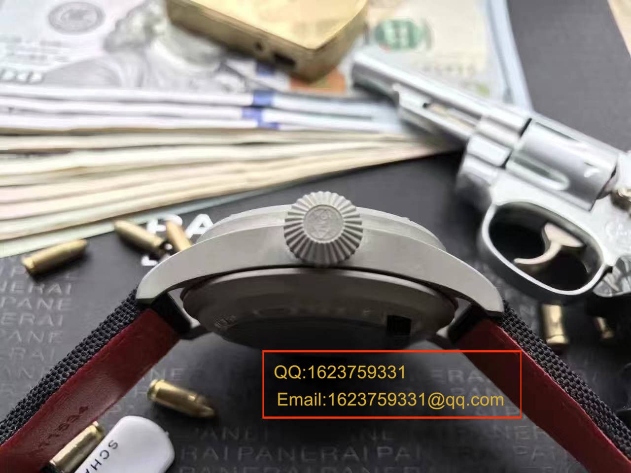   实拍图鉴赏  YL厂之万国大飞特别版新款-喷砂精钢壳套黑面男表 / WG257