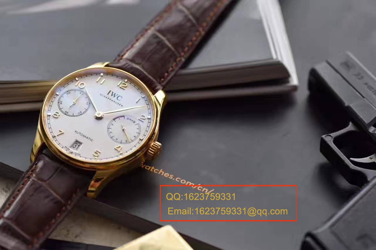   ZF  万国葡萄牙七天系列黄金版葡七IW500101腕表 / WG242