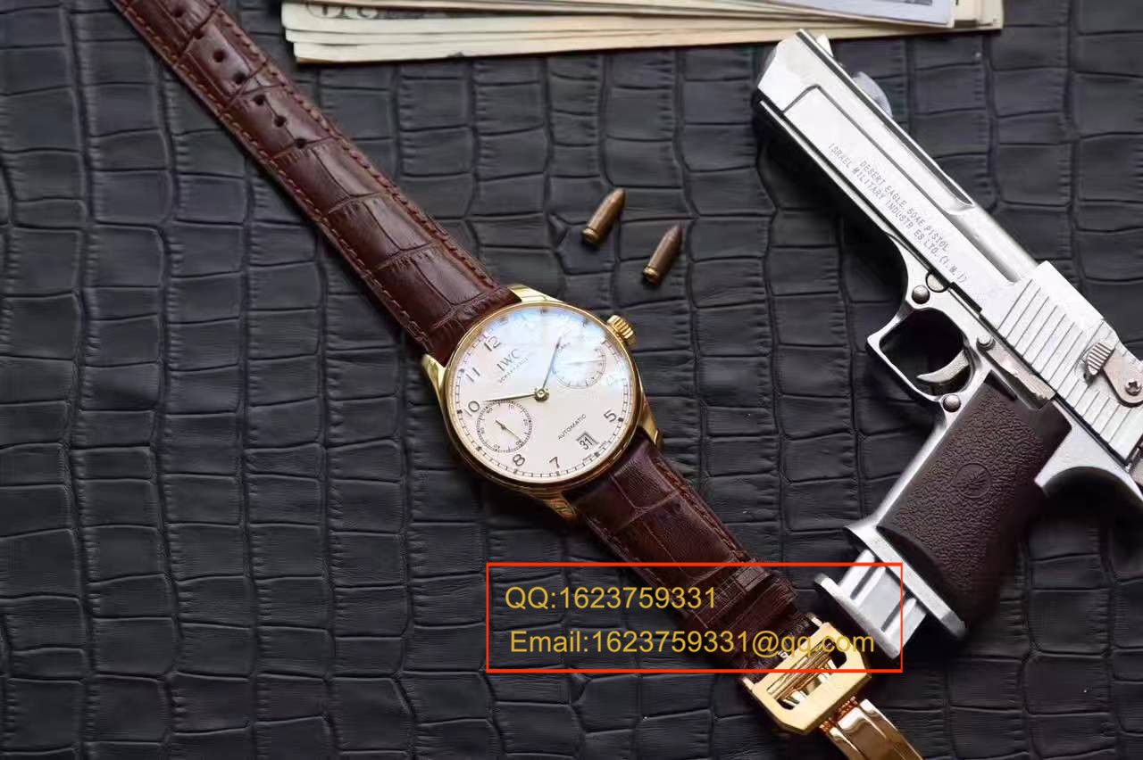   ZF  万国葡萄牙七天系列黄金版葡七IW500101腕表 / WG242
