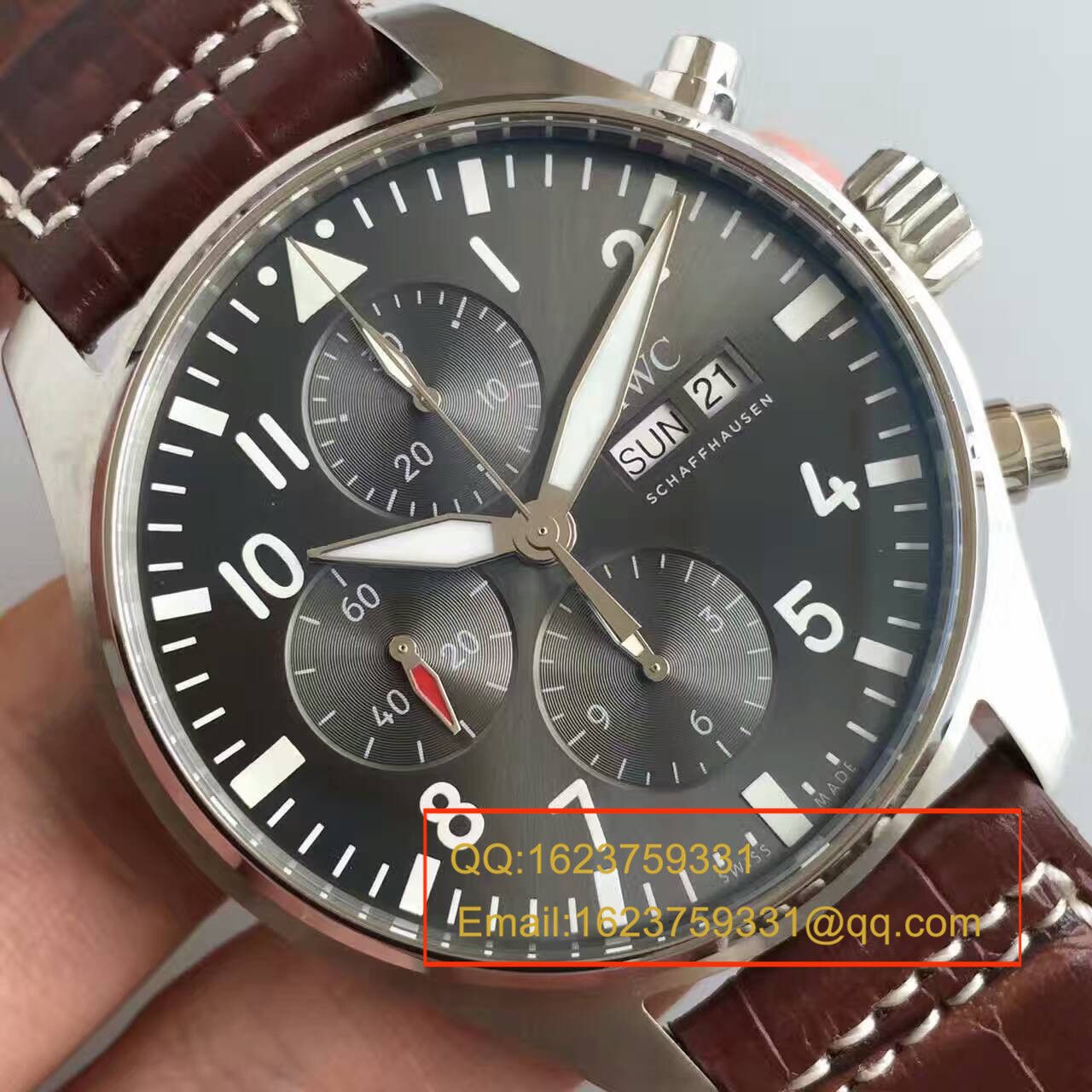   ZF厂万国CHRONOGRAPH飞行员系列IW377719腕表 皮带款 / WG136