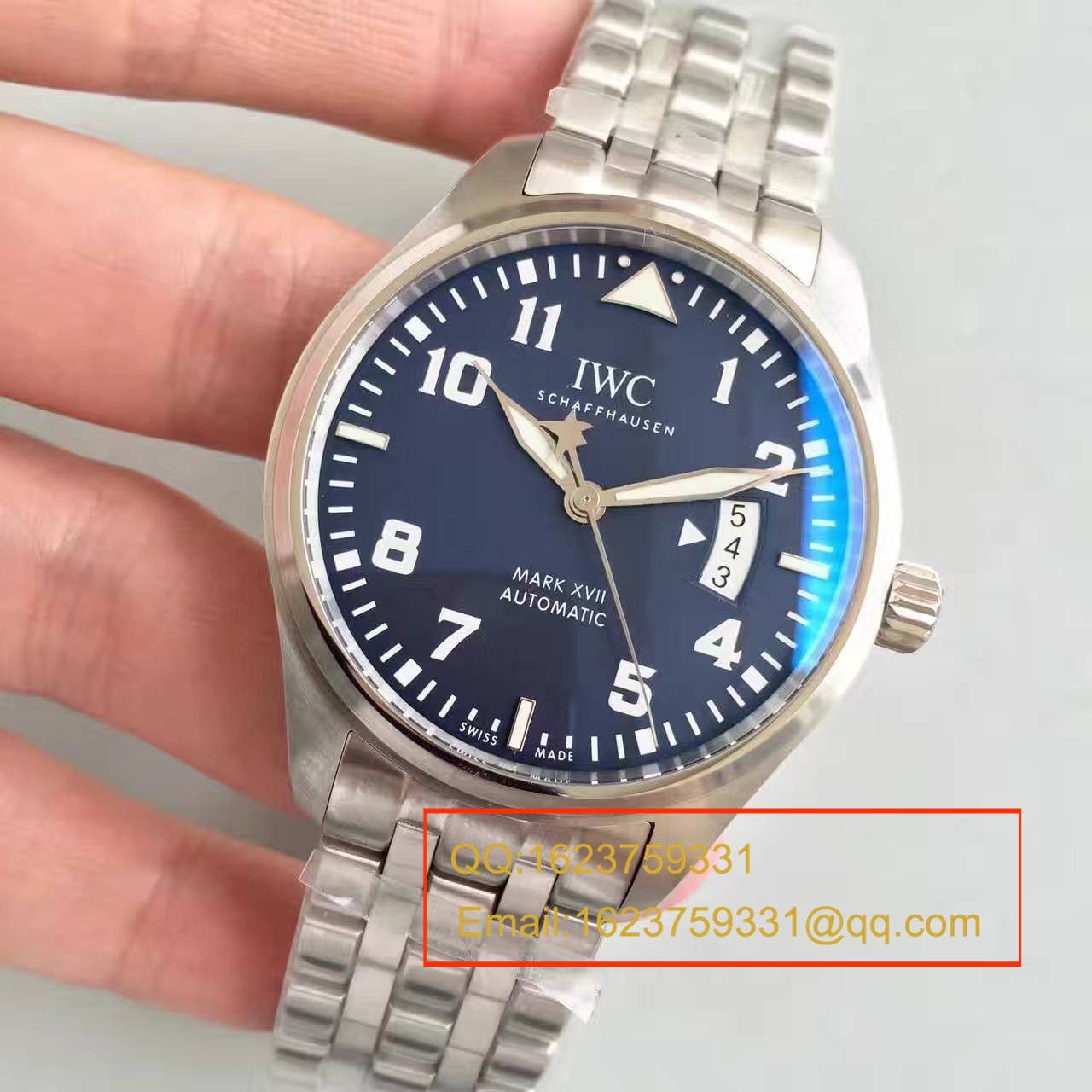   MK厂万国飞行员系列马克十七IW326506腕表(蓝面小王子钢带版) / WG079A