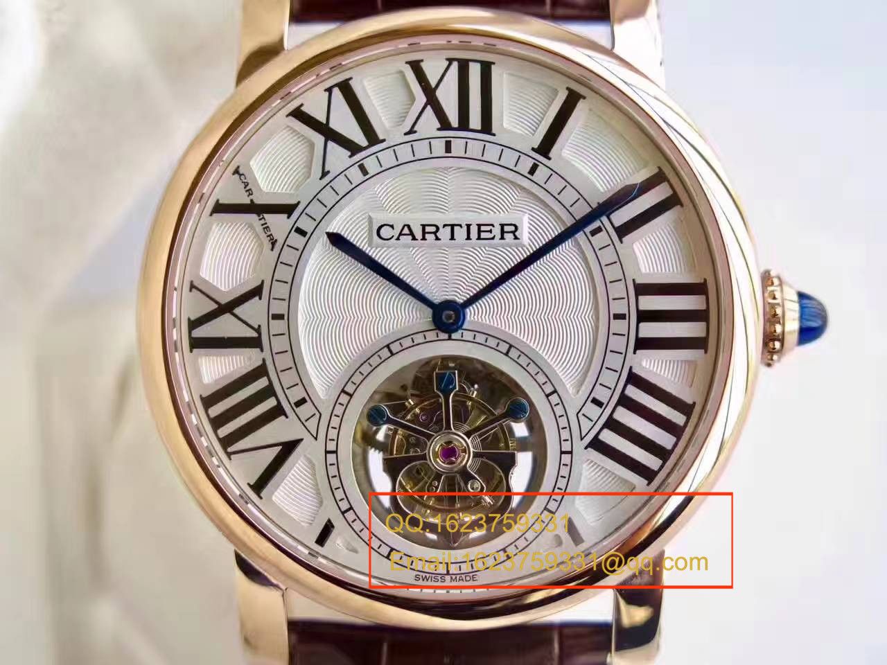   BL厂卡地亚ROTONDE DE CARTIER系列W1556215陀飞轮腕表 / KCI115