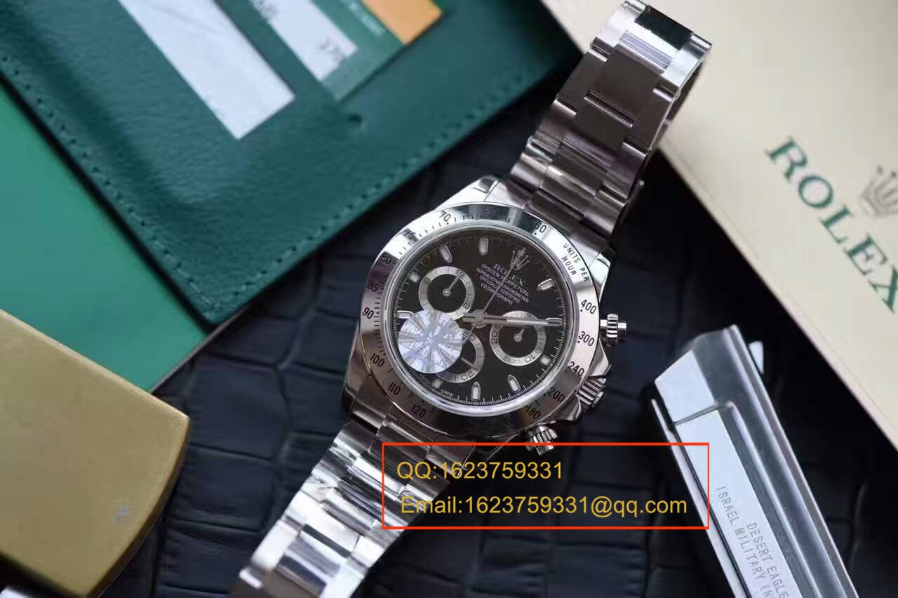   实拍图鉴赏  JF厂之劳力士宇宙计型迪通拿系列116520-78590 男表 / RBB011A