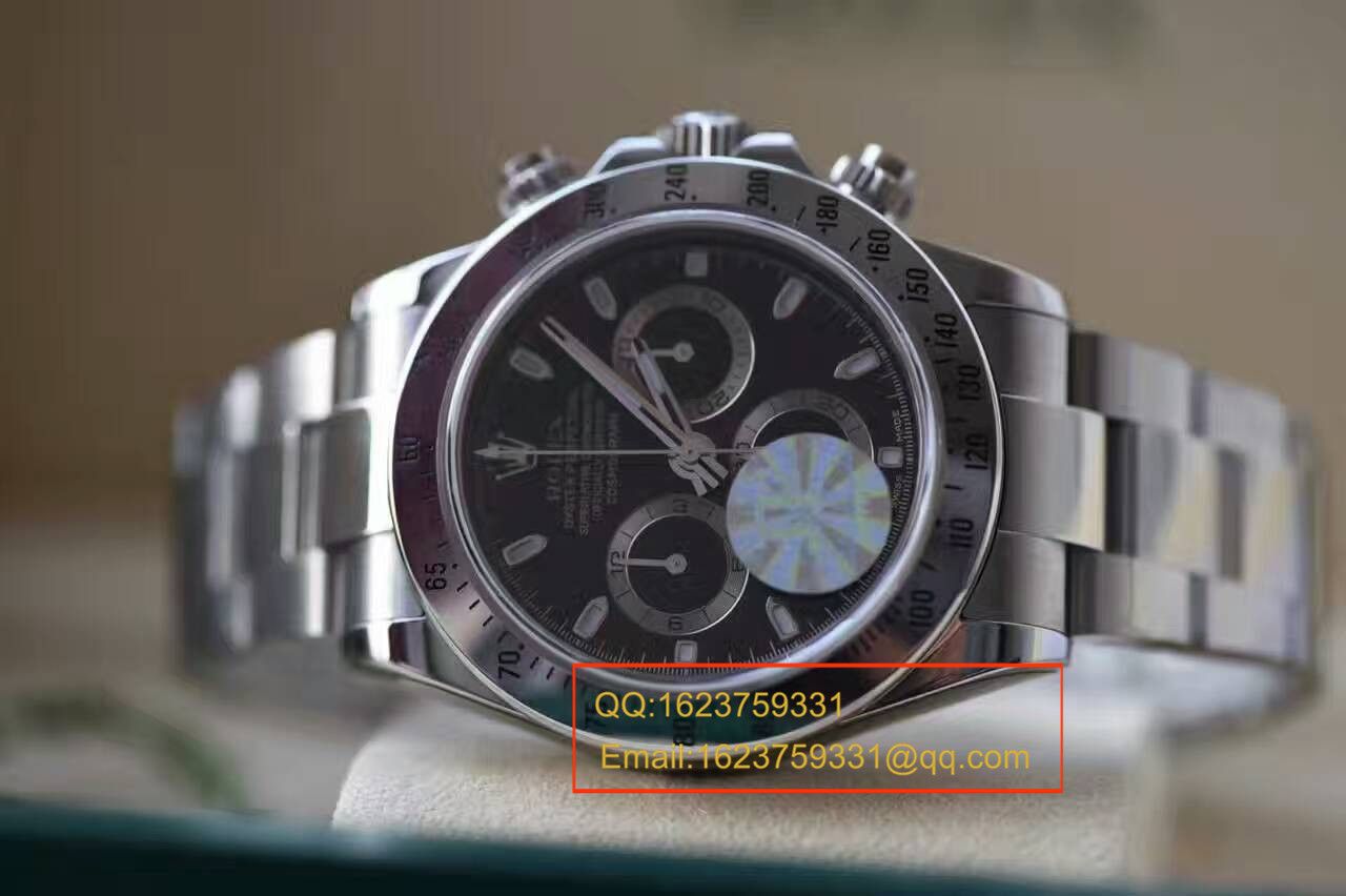   实拍图鉴赏  JF厂之劳力士宇宙计型迪通拿系列116520-78590 男表 / RBB011A
