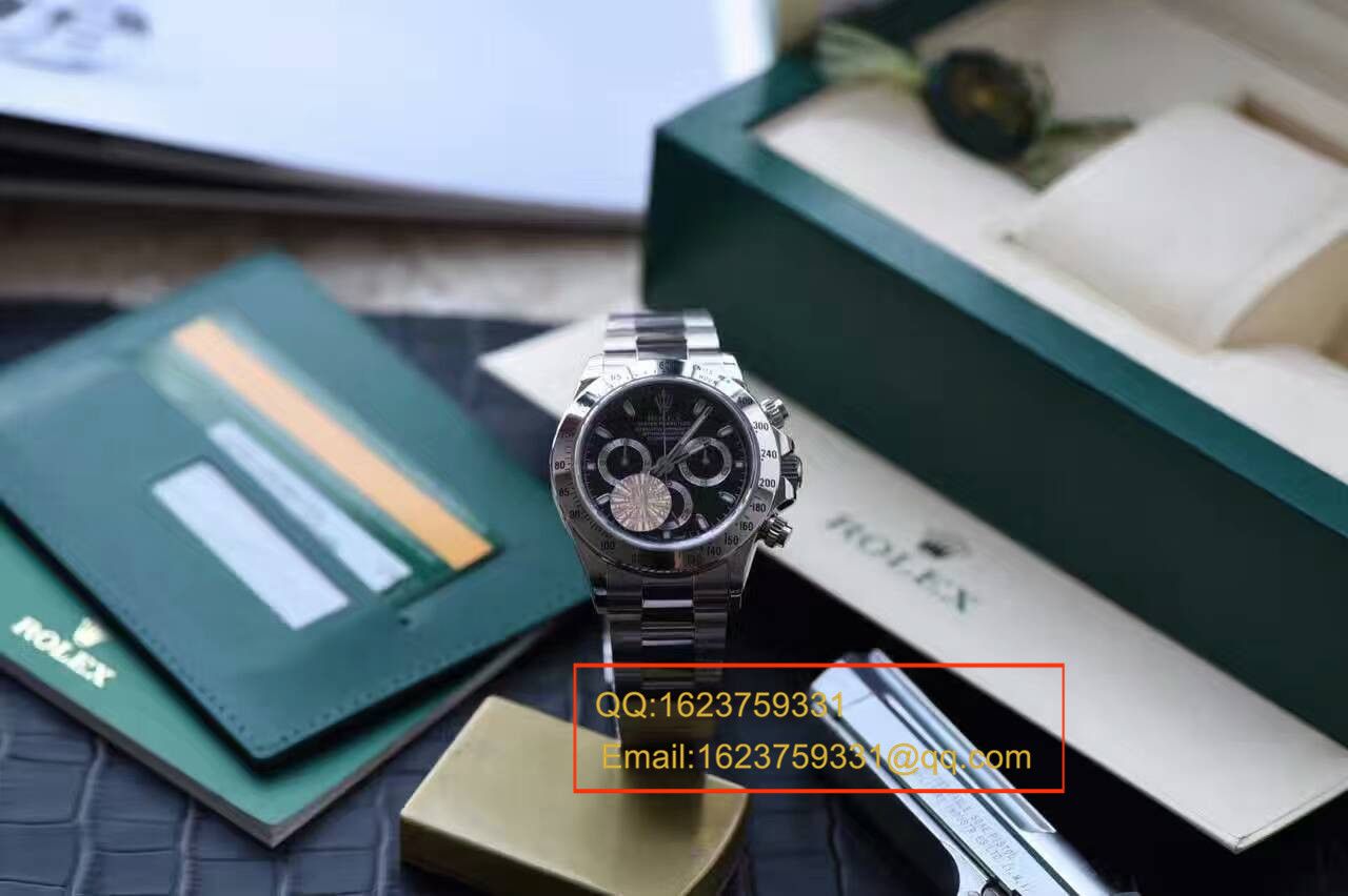   实拍图鉴赏  JF厂之劳力士宇宙计型迪通拿系列116520-78590 男表 / RBB011A