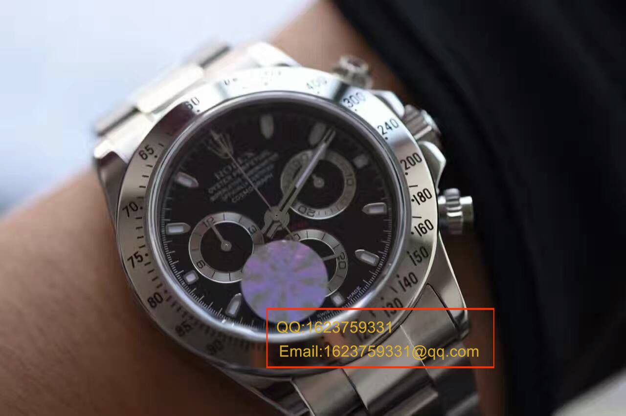   实拍图鉴赏  JF厂之劳力士宇宙计型迪通拿系列116520-78590 男表 / RBB011A