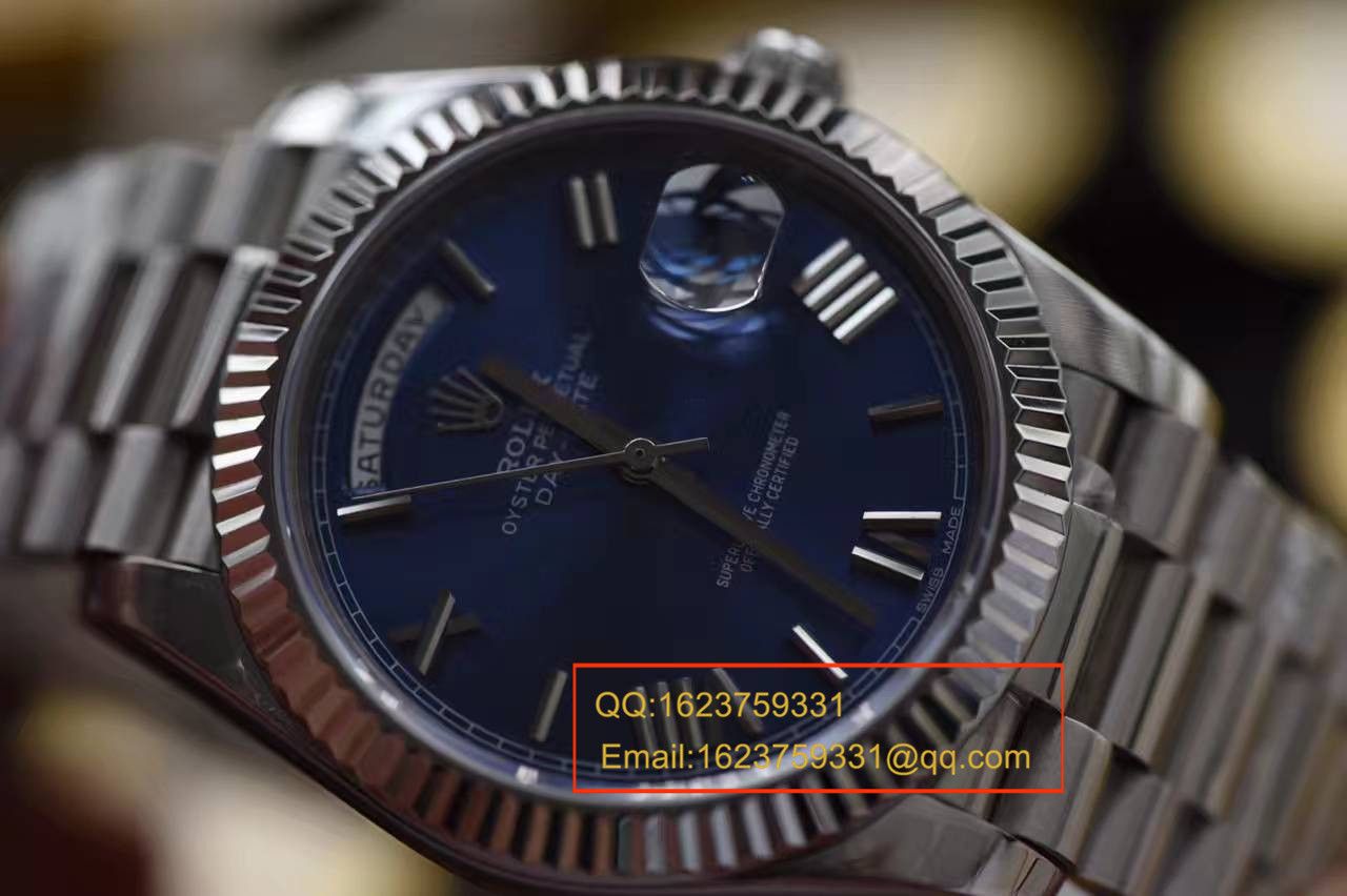 独家视频评测EW厂劳力士星期日历型系列228239蓝盘腕表 / RBA112A   独家视频评测EW厂劳力士星期日历型系列228239蓝盘腕表 / RBA112A