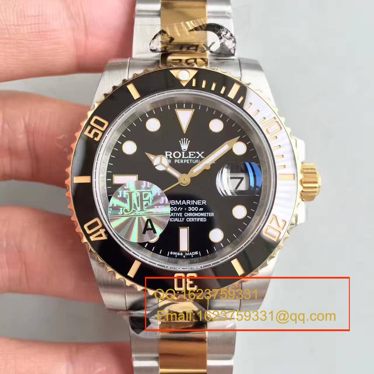   JF厂劳力士潜航者型系列116613-LN-97203间金水鬼腕表 / RBG029