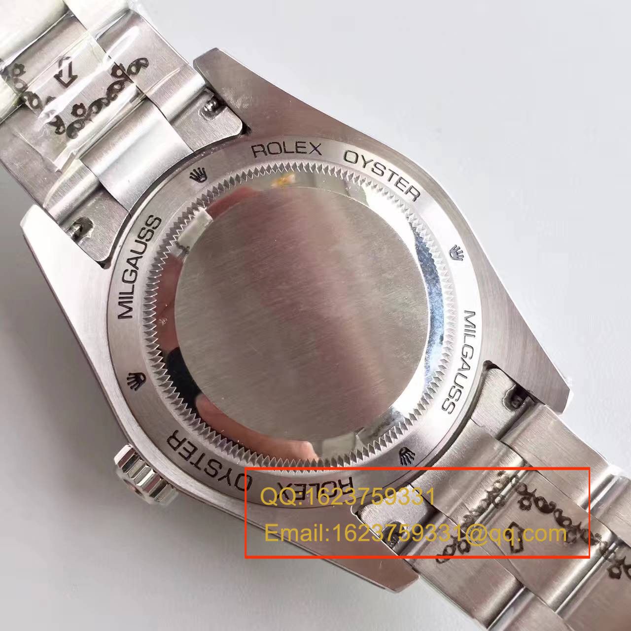   JF厂劳力士MILGAUSS系列116400-GV-72400黑盘腕表《黑面闪电》 / R002