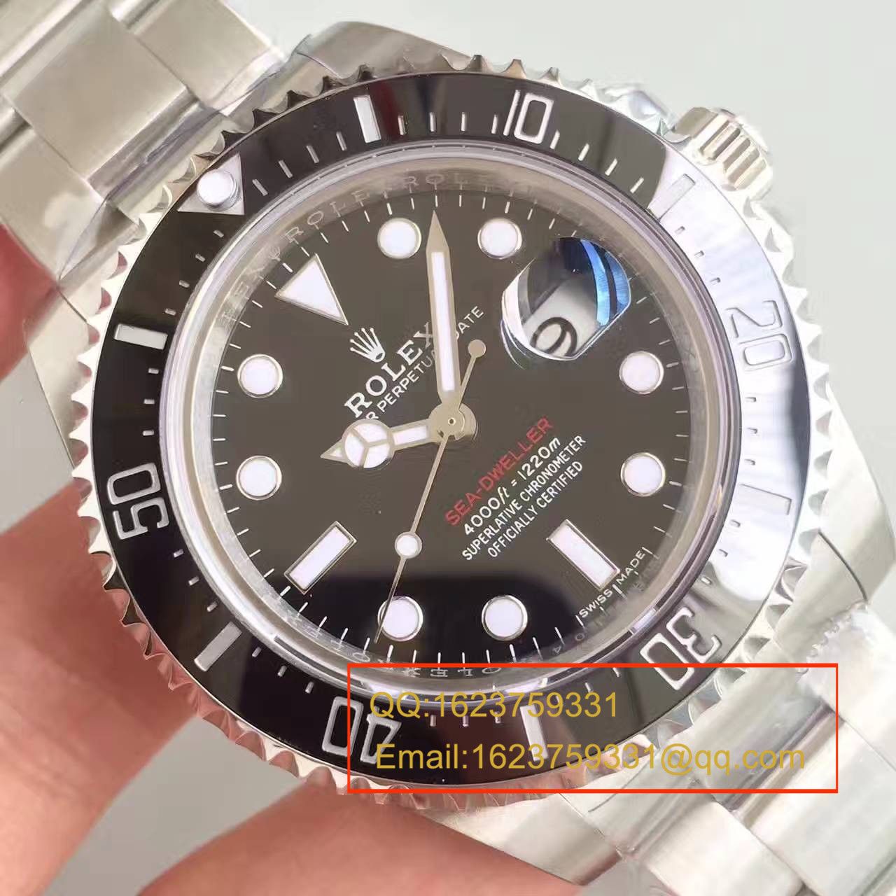   N厂劳力士V7特别版 美国殿堂级街头品牌SUPREME，与Rolex推出的订制版 / R026