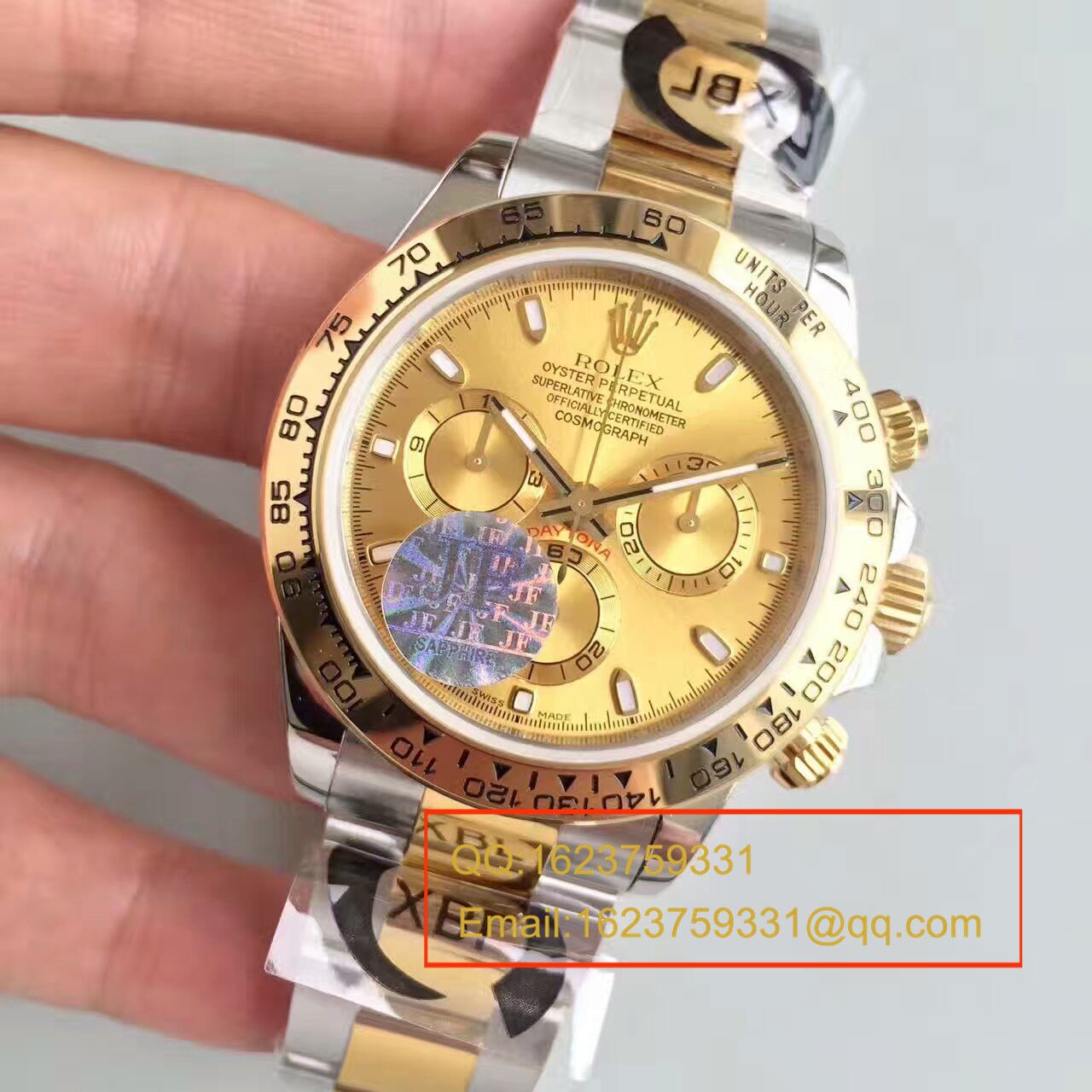  JF厂劳力士宇宙计型迪通拿系列116508金盘腕表 / R129