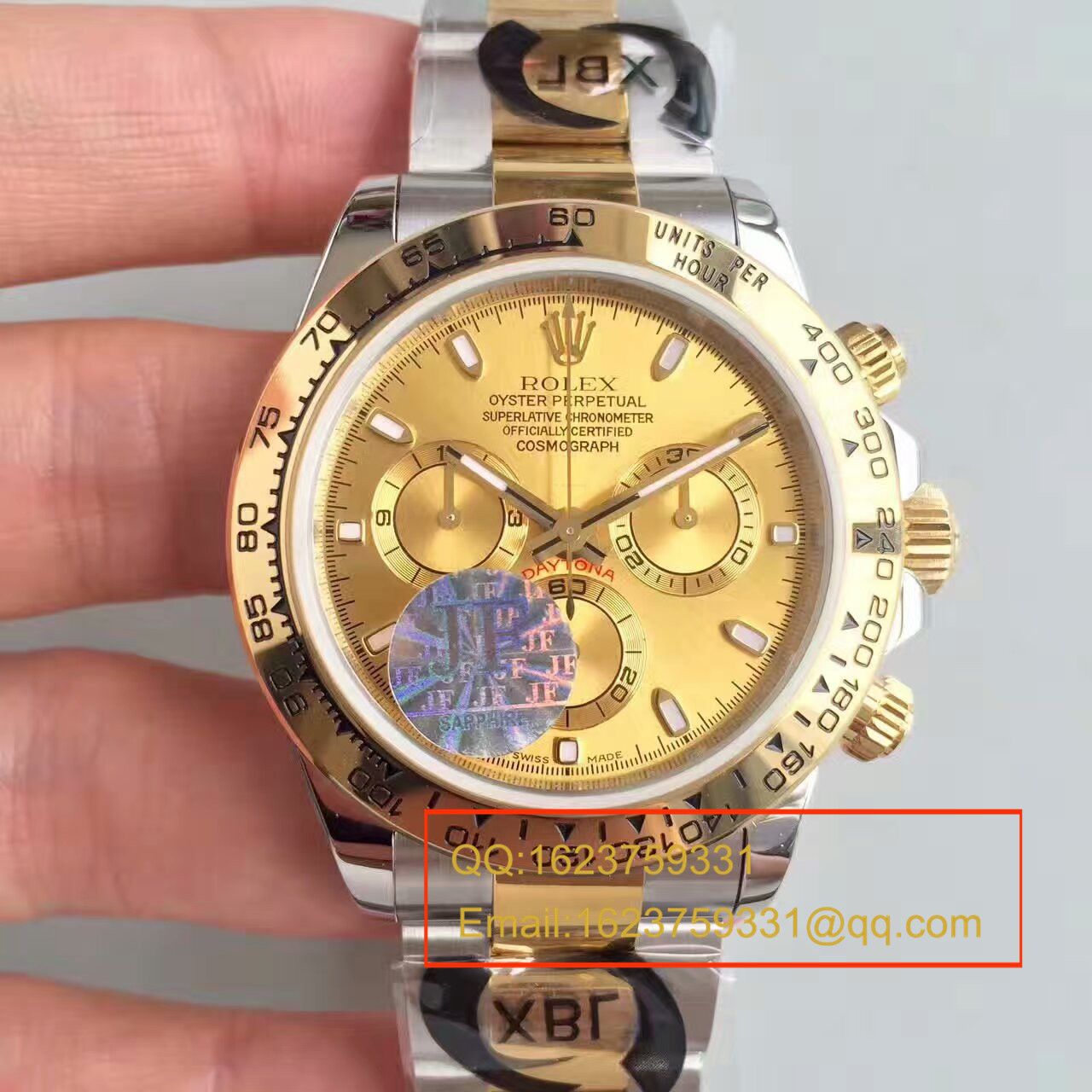   JF厂劳力士宇宙计型迪通拿系列116508金盘腕表 / R129