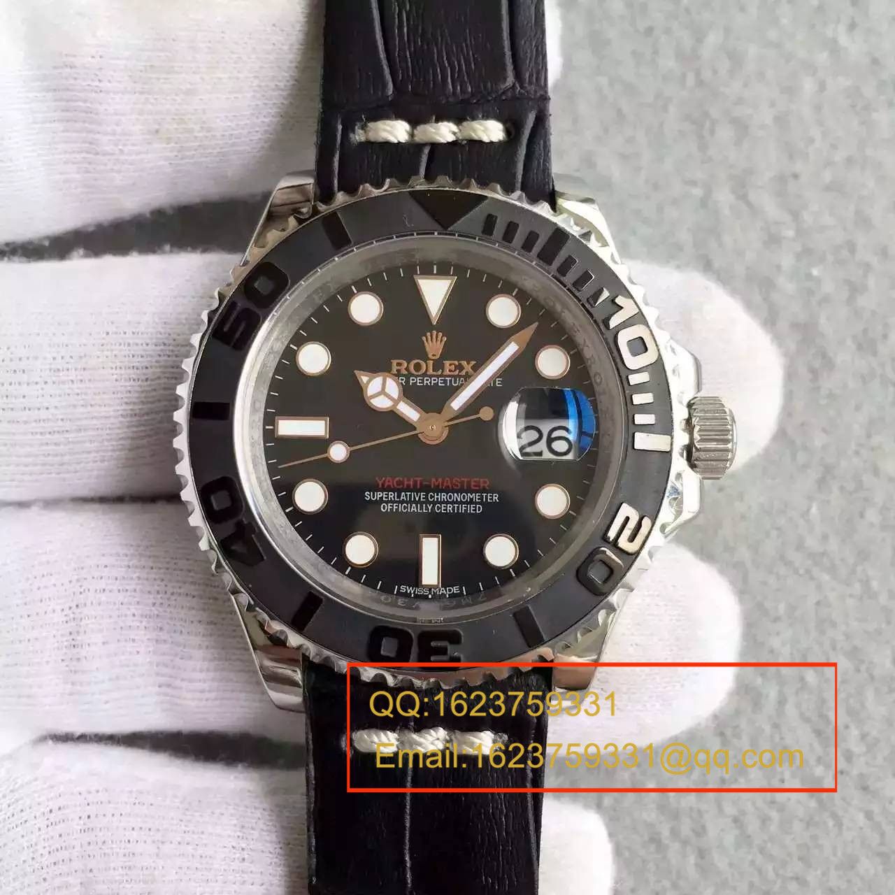  NOOB厂劳力士劳力士游艇名仕型系列116655-Oysterflex bracelet白盘腕表 / R024