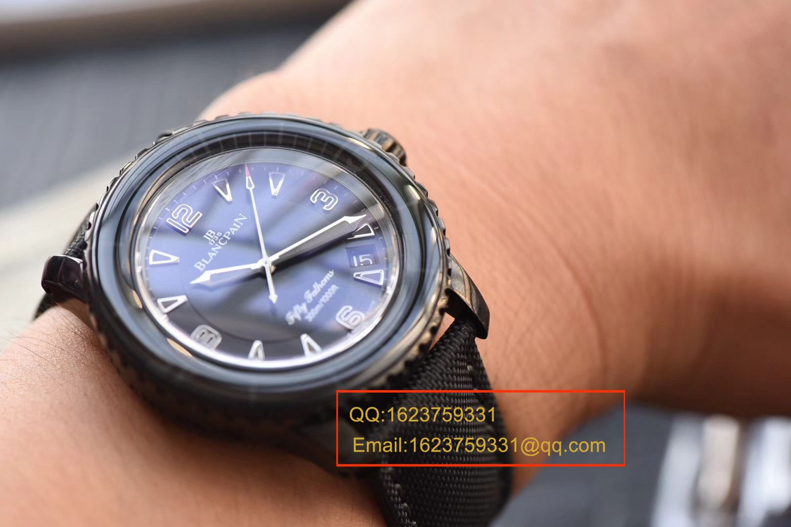 视频评测ZF  宝珀五十噚系列“黑武士”噚终极版5015-11C30-52A腕表 / BP032