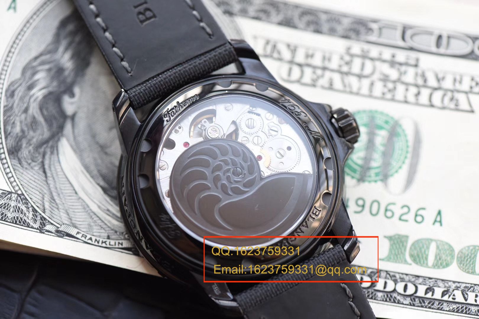 视频评测ZF  宝珀五十噚系列“黑武士”噚终极版5015-11C30-52A腕表 / BP032