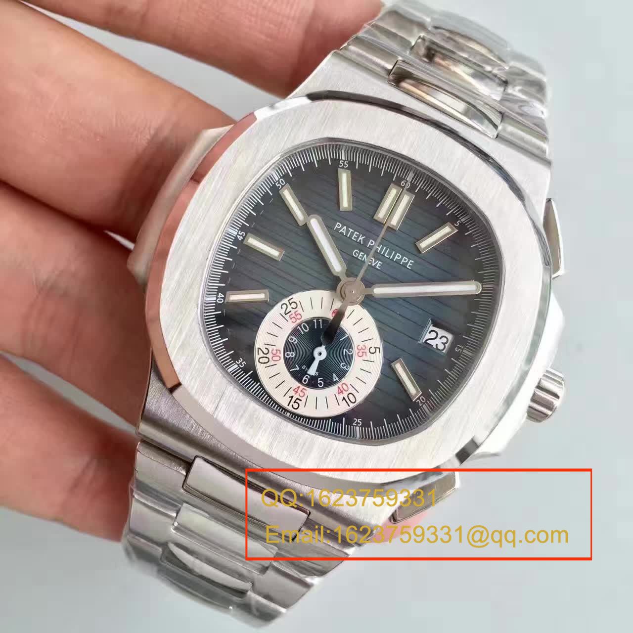   BP厂精  百达翡丽-Nautilus鹦鹉螺运动系列5980/1A-001机械男表 / BD161A